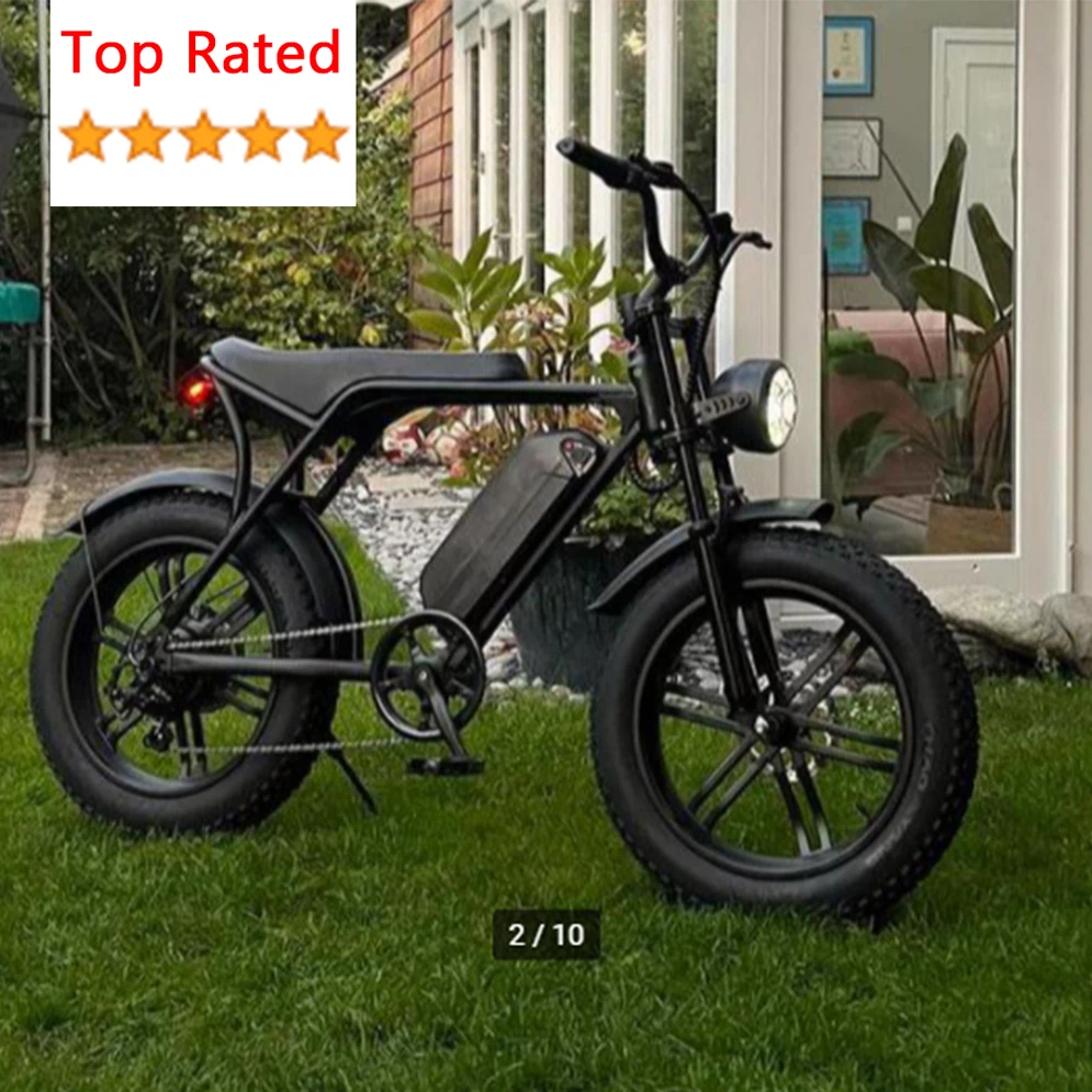 20Inch Motor Bike With 4 Wheels For 310 Years Ki EU US Warehouse Bike Cycle E Bicycle Motor Moped Most Expensive E Bike