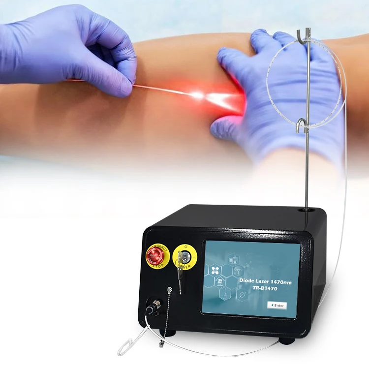 2024 hot sale 1470 nm diode laser evlt endovenous laser varicose varicose vein laser machine