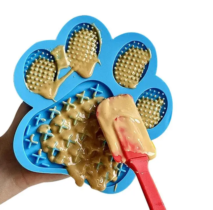 Dog Shower Assistant Snuffle Mat  Silicone Dog Bath Peanut Butter Dog Cat Lick Pad
