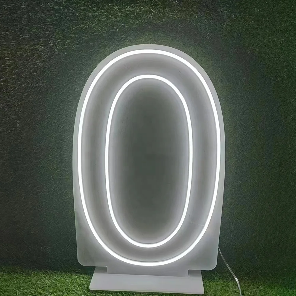 2024 wholesale neon number sign for decoration