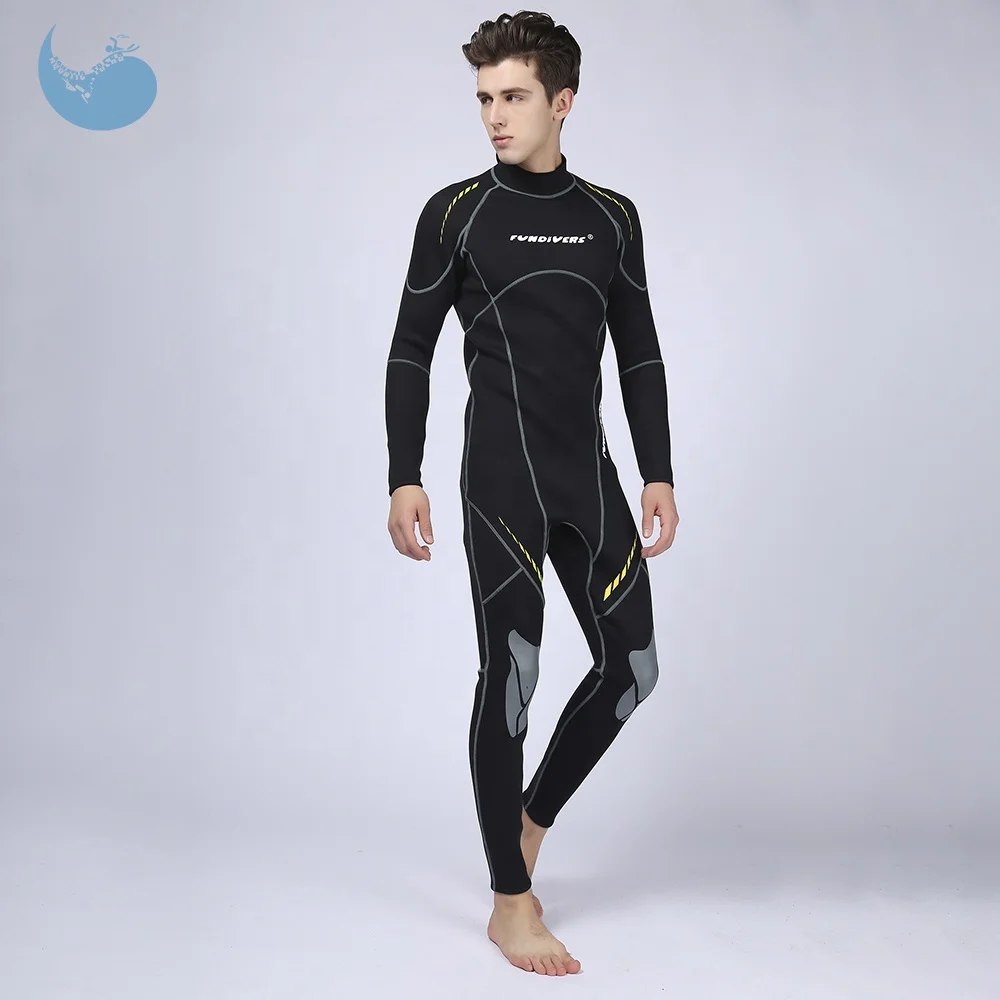 Wholesale Custom 3MM Warm Jumpsuits Surfing Swimsuit Rubber Diving Suit Men Swimwear Neoprene Wetsuit Jacket