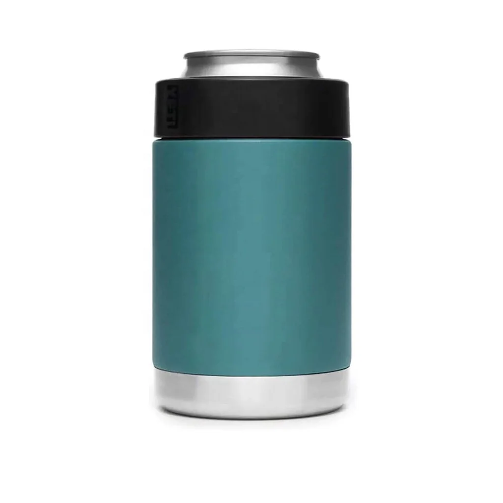 12 16oz double wall stainless steel  insulated vacuum skinny slim can cooler