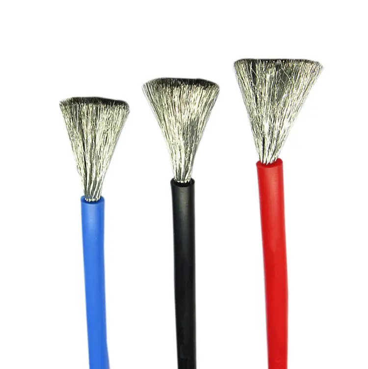 600V 4 6 8 10Awg 12 14 18 22 24 26 28 Awg Heating Silicone Rubber Cable Super Flexible Electric Silicone Wire