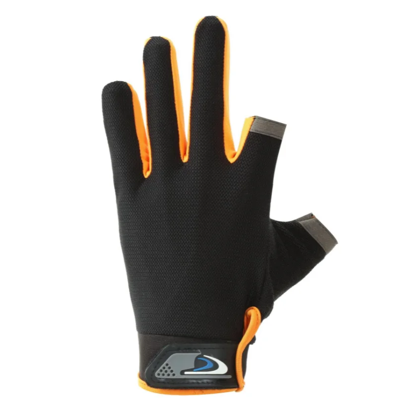 Оптовая продажа с фабрики, перчатки с двумя пальцами для защиты от солнца, Дышащие Перчатки для фитнеса и езды на велосипеде для весны и лета