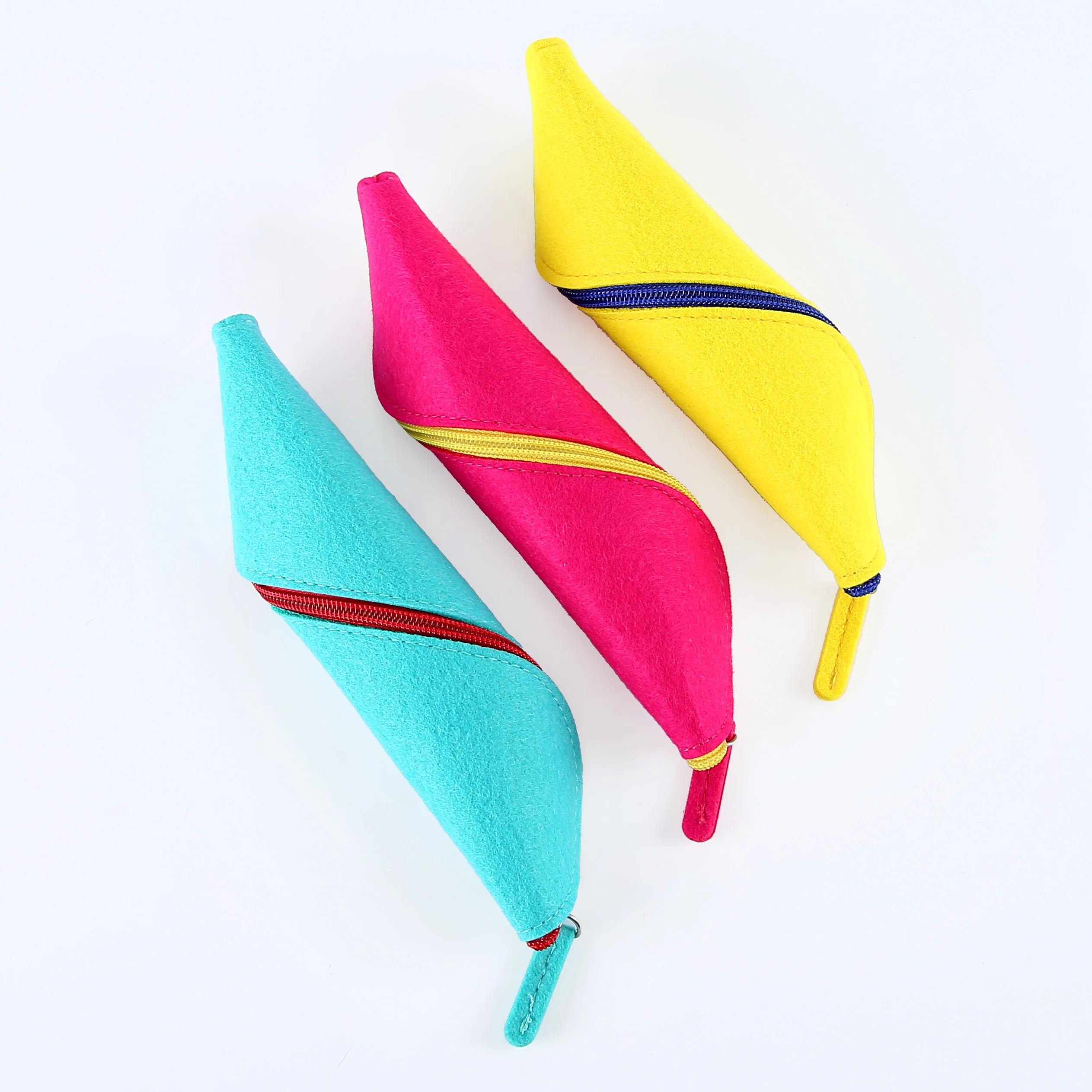 promotion gift colorful felt pencil case felt pen  pencil case felted pencil case