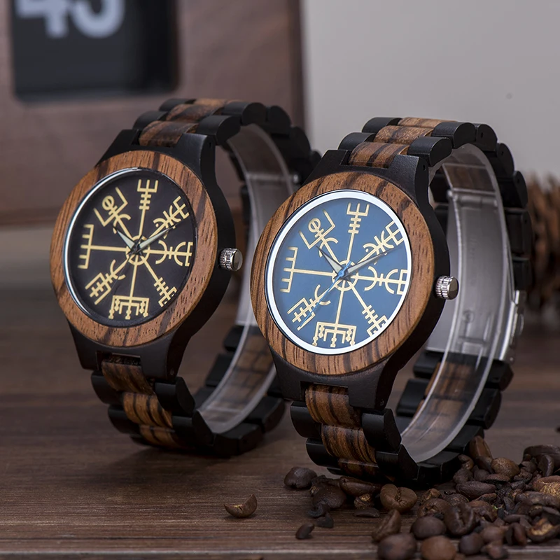 Unique design Handmade custom logo oem brand Classic Wholesale low moq Dropshipping wood wrist watch