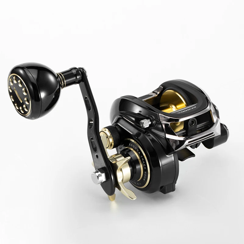 Ecooda Brand ETB-600 Memory Function Boat Fishing 6+1BB Big Drag Power Baitcasting Sea Fishing Reels