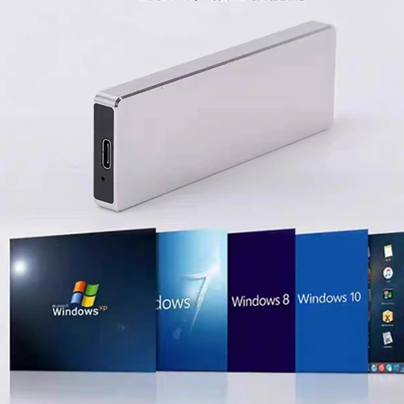 Portable external SSD 120GB128G 240GB 256GB 512GB 1TB solid state mobile hard drive box