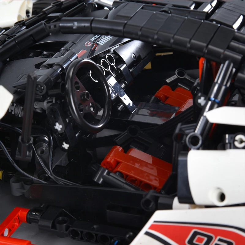 Популярный набор строительных блоков автомобильная форма Модель King 13067 MOC сборка радиоуправляемые игрушки масштаб 1/10 управление через приложение высокоскоростной Радиоуправляемый автомобиль
