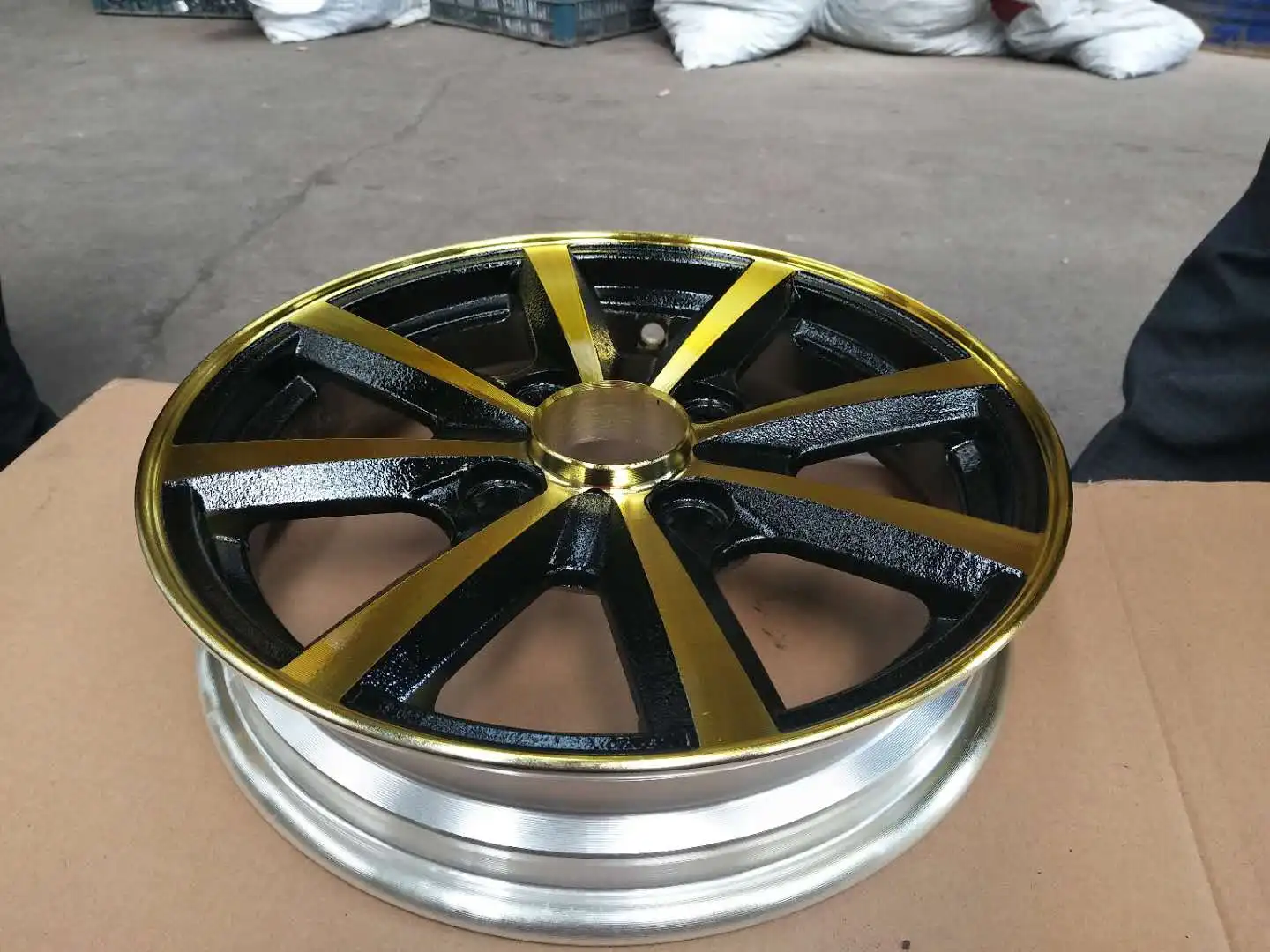 Silver Car alloy wheels 12 inch forged aftermarket aluminum wheels