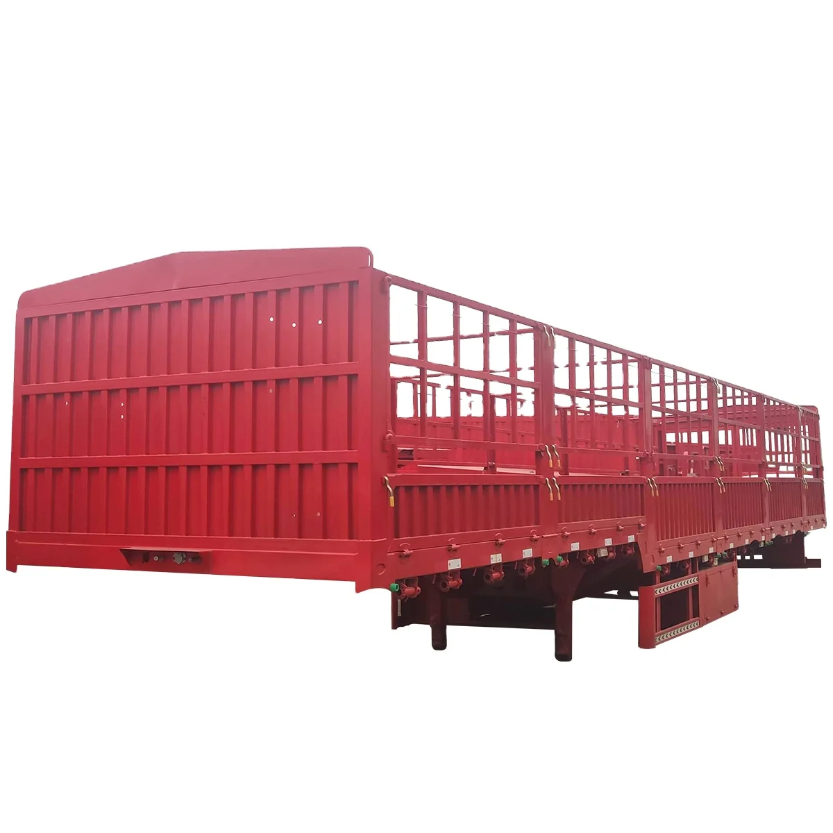 Factory Price 3 Axle 60Ton High Quality Cargo Side Wall Fence Semi-Trailer Made In China Truck Trailers Semi-Trailer