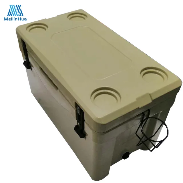 
Custom wholesale 38L plastic ice cooler box with saucer 