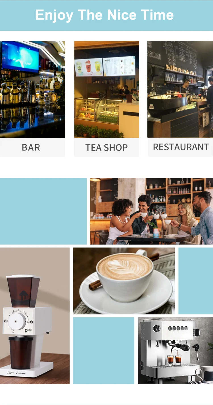 manufacturer high performance espresso mill brew bean electric milling herb auto adjustable speed coffee grinder for speciality