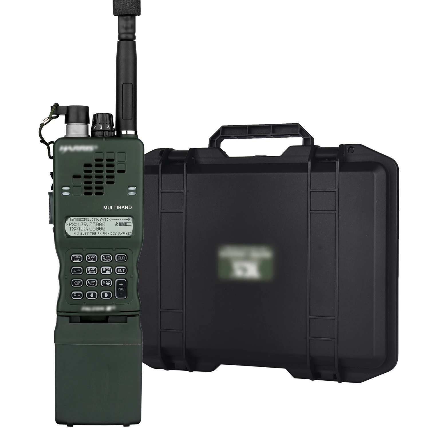 PRC-152A UHF VHF dual band 10W long range ham radios  capacity walkie talkie with GPS KDU optional