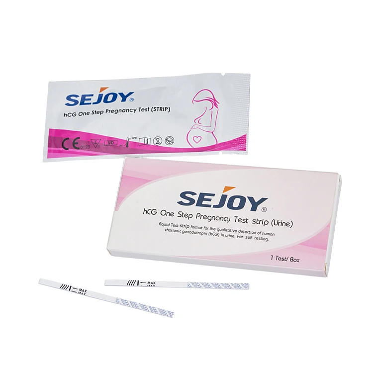 Sejoy оптовая продажа HCG тест-полоска для самотестирования домашнего использования