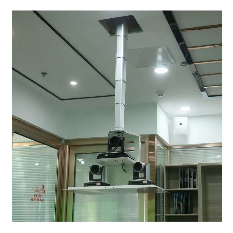 JGST Customized 8 sections elevator up and down Ceiling Hidden Motorized camera lift Projector Mount Hanger Projector Lifting