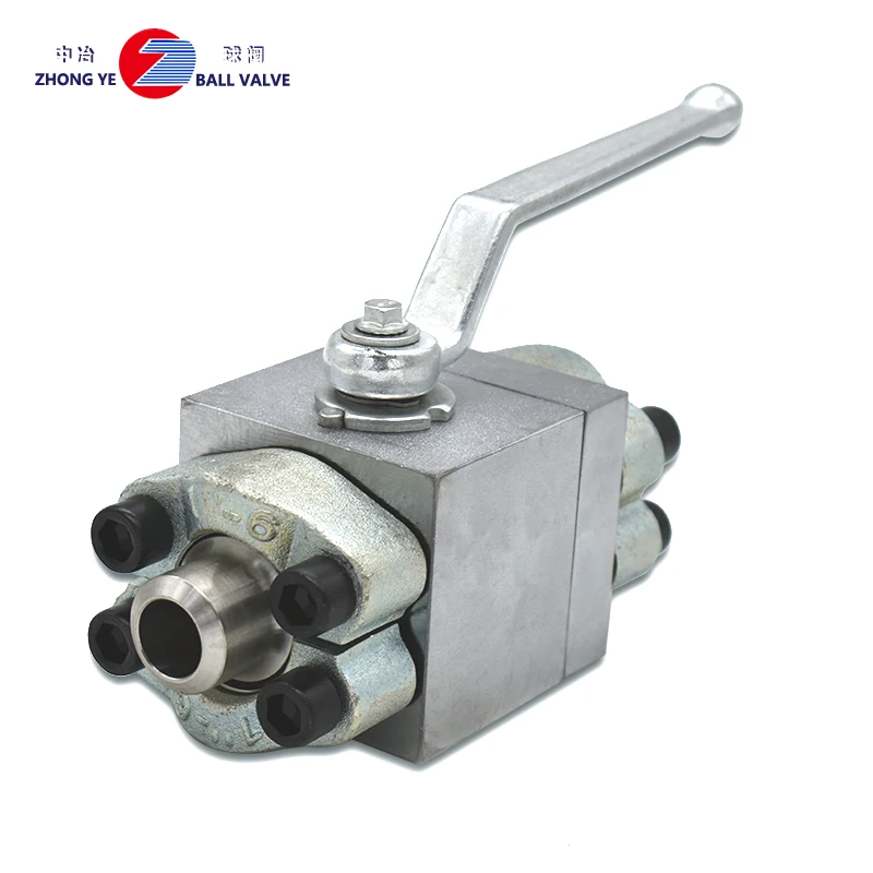 Manufactory Wholesale ZYQF-SAE 3000 -50I ball valve with SAE flange welding couplings for hydraulic system