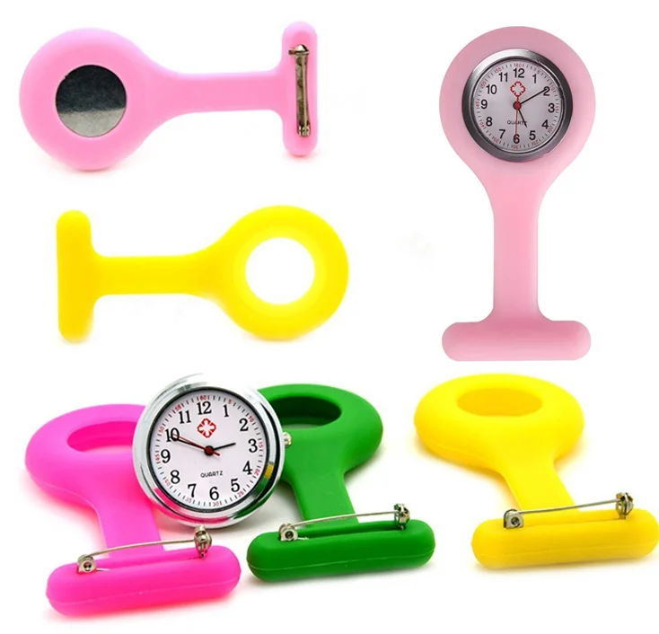 Low price silicone medical nurses fob waterproof pocket