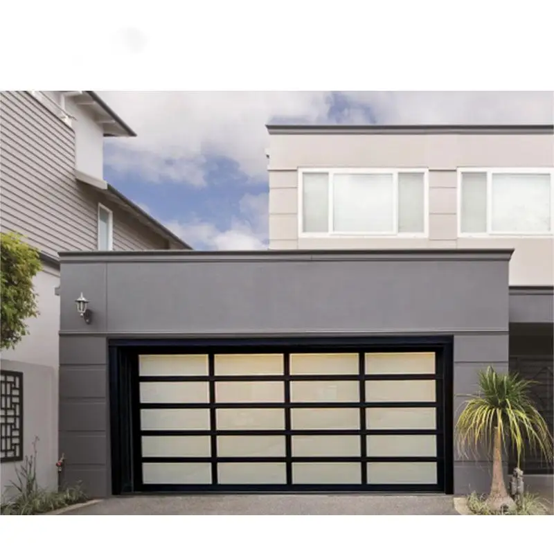 Продается в США жилые автоматические гаражные двери из закаленного стекла стекловолокна водонепроницаемые