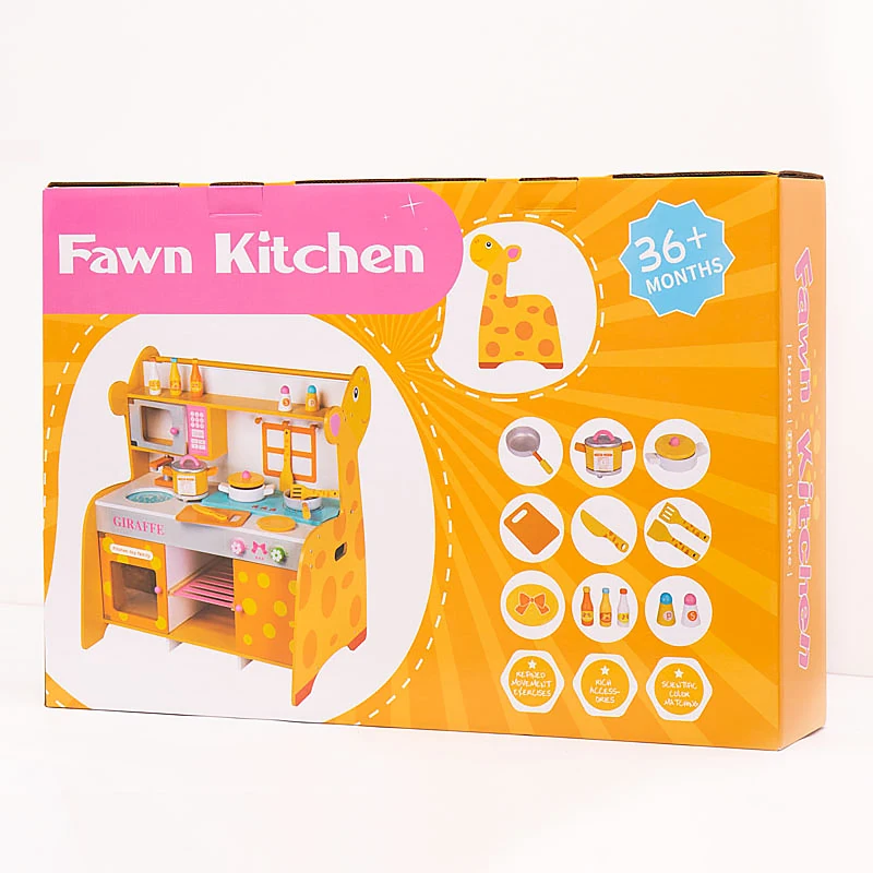 Trending Products Cooking Play Wooden Toy Child Mini Kitchen Sets for Kids