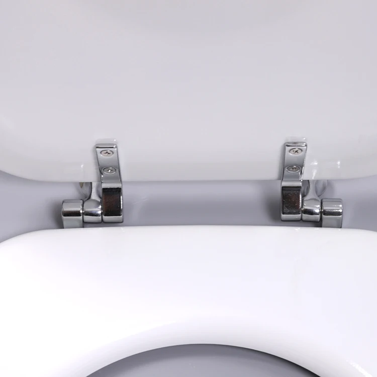 Bofan Promotional bathroom wall hanging kirsite hinge wc wood toilet seat price cover bidet in toilet