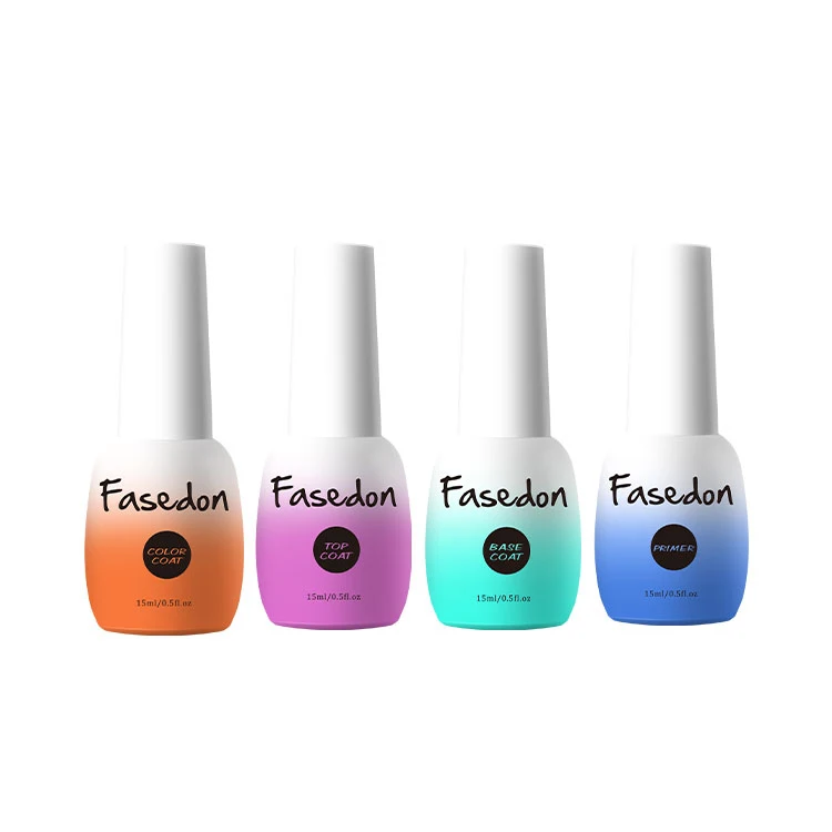 Fasedon Nail Gel 107 Colors Shining UV Nail Gel Polish Suppliers Gel Nail Polish Set