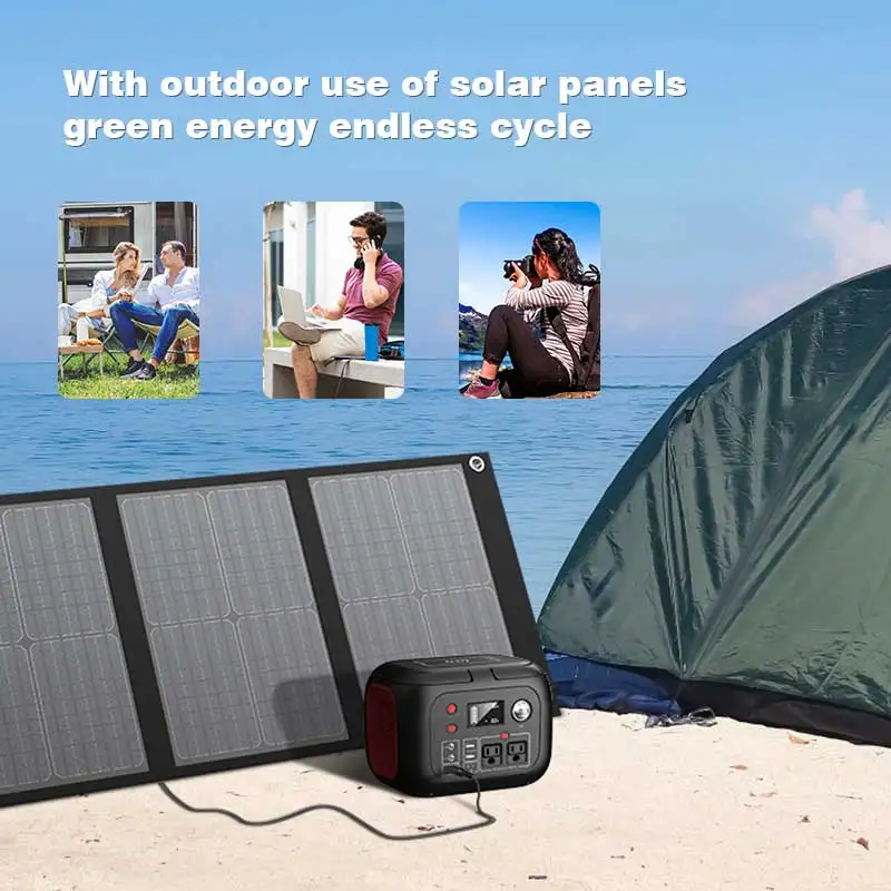 solar portable generators new energy portable power station 300W mini solar energy generator charger with usb port output