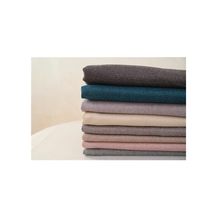 LXFCLY101 2023 Dobby Texture Soft Linen Copy Fabrics Sofa Fabric 100% Polyester Fabric For Home Textile