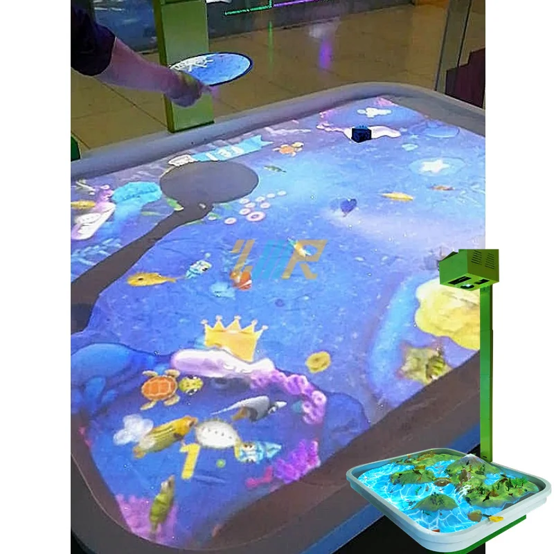 Интерактивная песочница проекционный захватывающий проектор 5 тематических игр интерактивный голограммный 3D-проектор