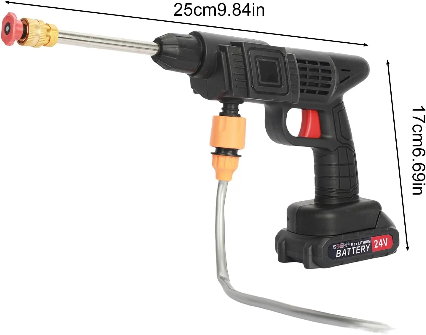 2024 direct sale Mini Sprayer High Pressure Car Washing Machine Battery Electric Portable  Car Washer  Gun pressure washer