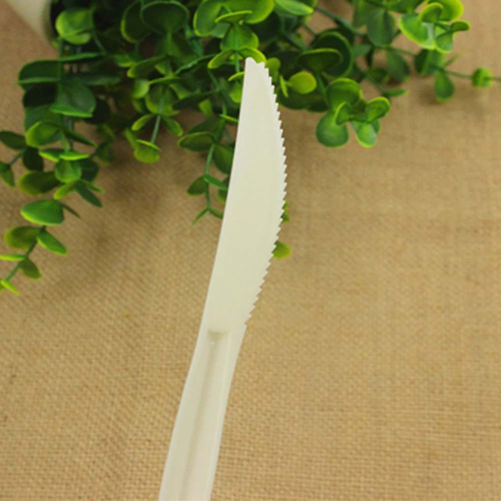 Wholesale Cornstarch Biodegradable Disposable Cutlery Biodegradable Cornstarch Knife