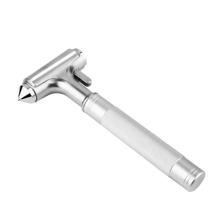 Metal Hard Alloy Head Window Breaker Emergency Car Safety Hammer Heavy Duty Window Breaker with Seat belt Cutter