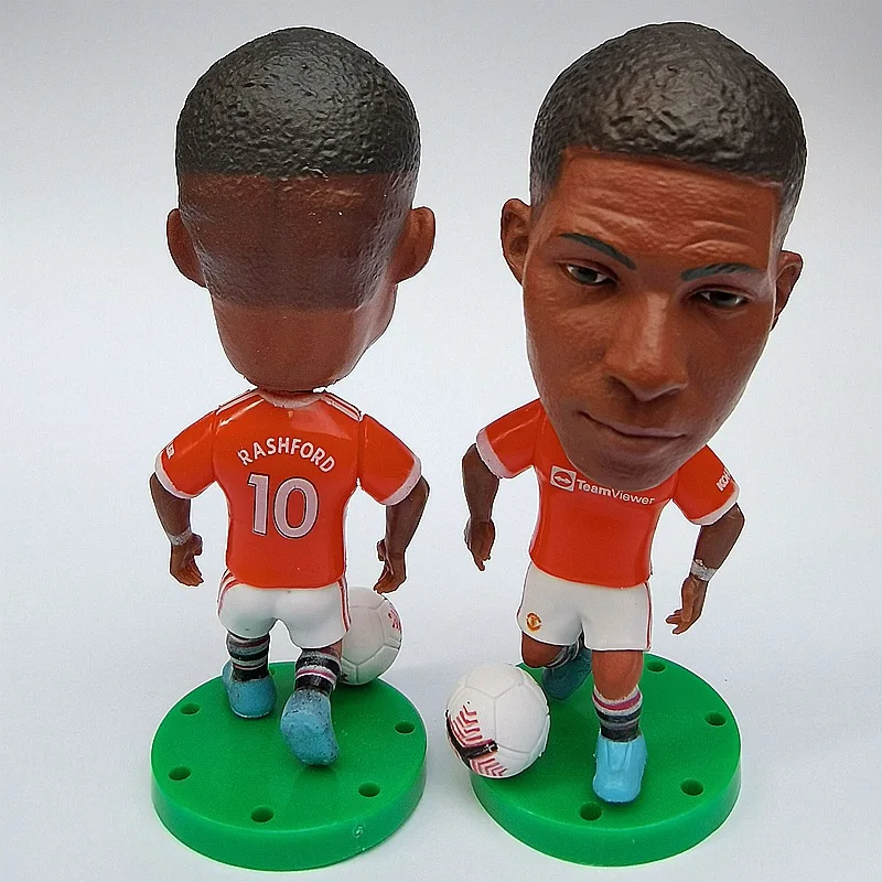 Red Devils PVC Figure Soccer Model 2021 season Ronaldo Pogba Best gift Figurine Team Stands