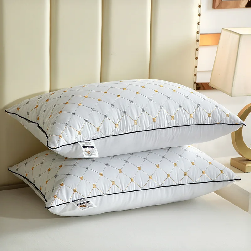 Wholesale Custom Five Star Hotel Hilton Cotton White Sleep-promoting Pillow