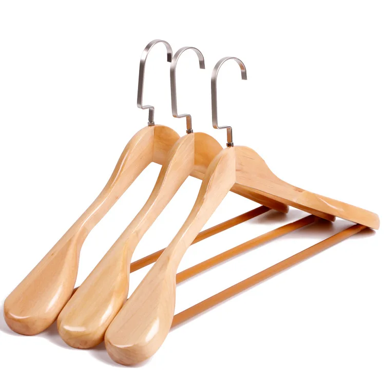 Cheap High Quality Hanger for Wall Hanging Clothes Display Clothes Wooden Hanger Different Sizes Hangers for Adult and Children