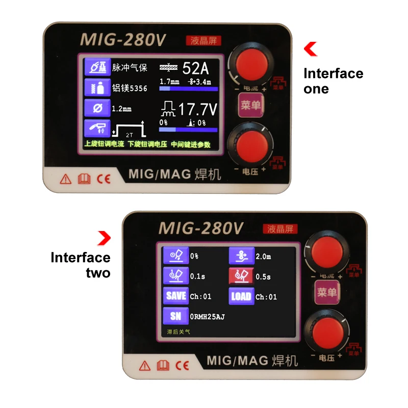 Factory OEM OLYM Digital MIG-280P mig pulse welder MIG/MMA/TIG/PULSE welder
