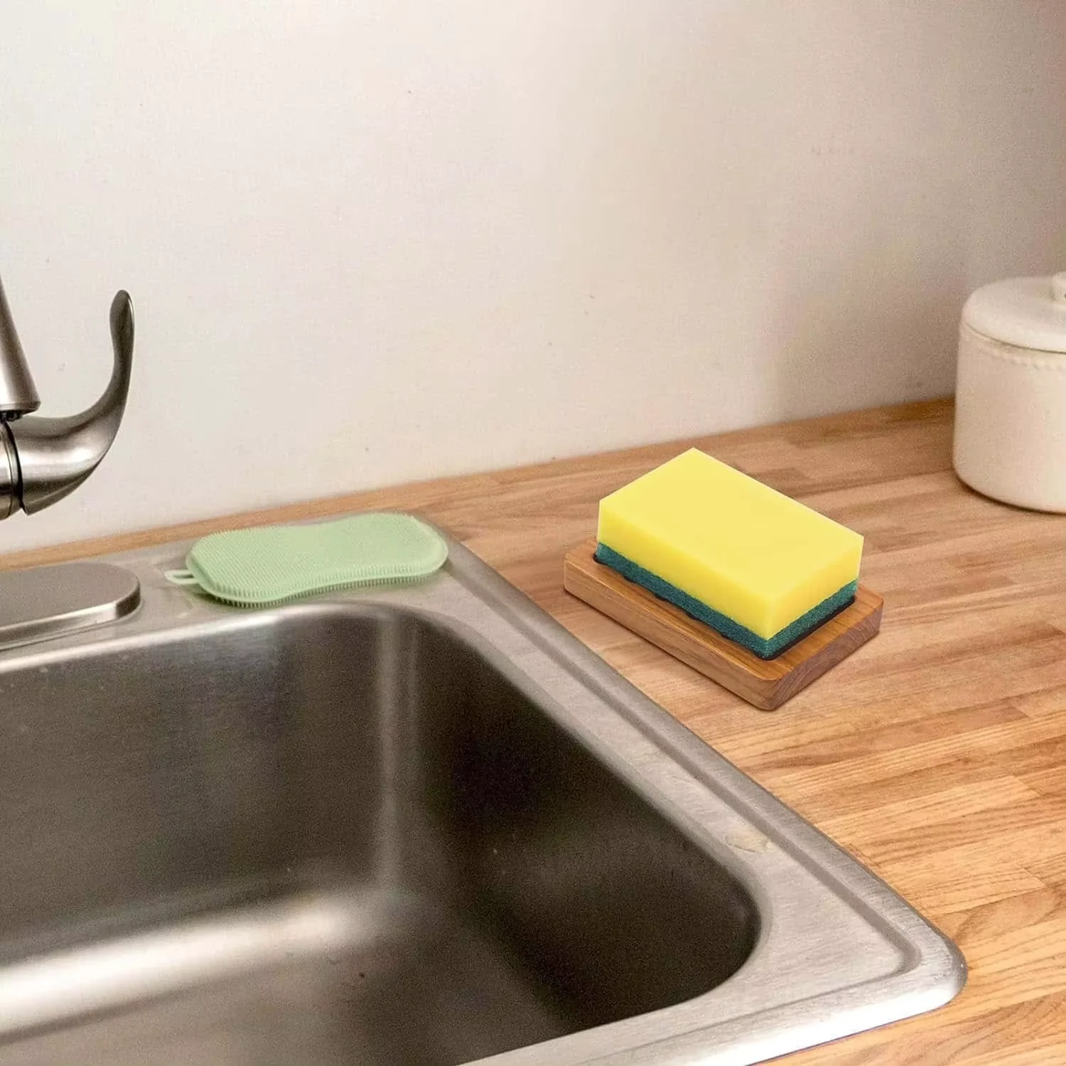 Wooden slotted soap holder suitable for showers, sinks, bathrooms, bathtubs, and RVs