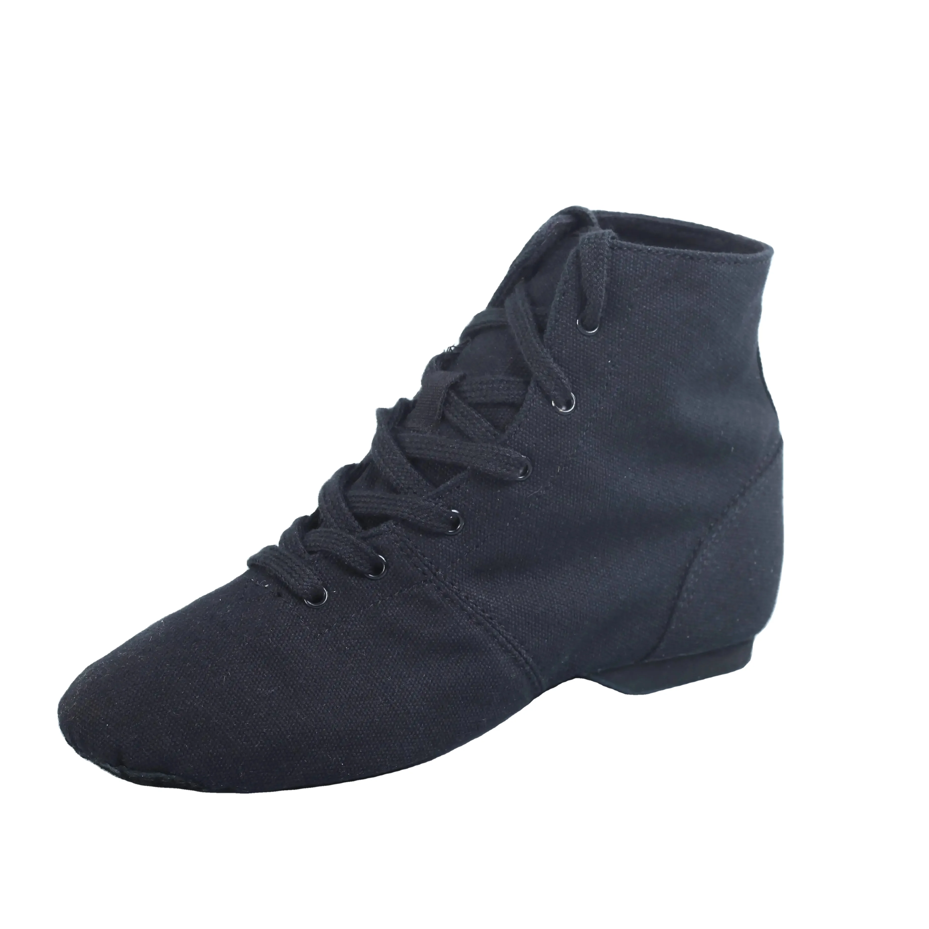 Dttrol D011002 Baili Dance Wholesale High Quality Canvas Lace Up High Top Jazz Boots Classical Practice Dancewear for women