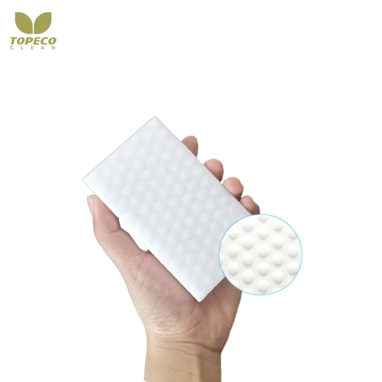 Topeco 2022 Top Sell Compressed Melamine Sponge Nano Cleaner Durable Magic Sponge Kitchen Melamine Sponge Magic Sheet