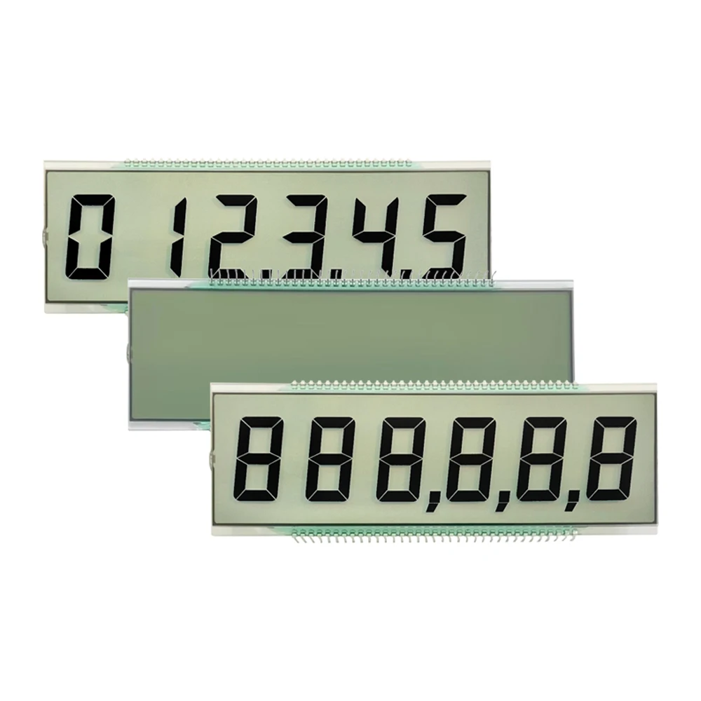 Cheap price custom segment lcd display segment displays screen TN Positive 3.0V 7 monochrome segment lcd display module