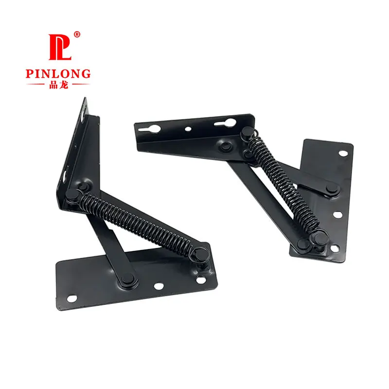 Pinlong Hight Quality Black Iron Frame Sofa Mechanism Bed Sofa Hinges Lift Storage Bed Mechanism