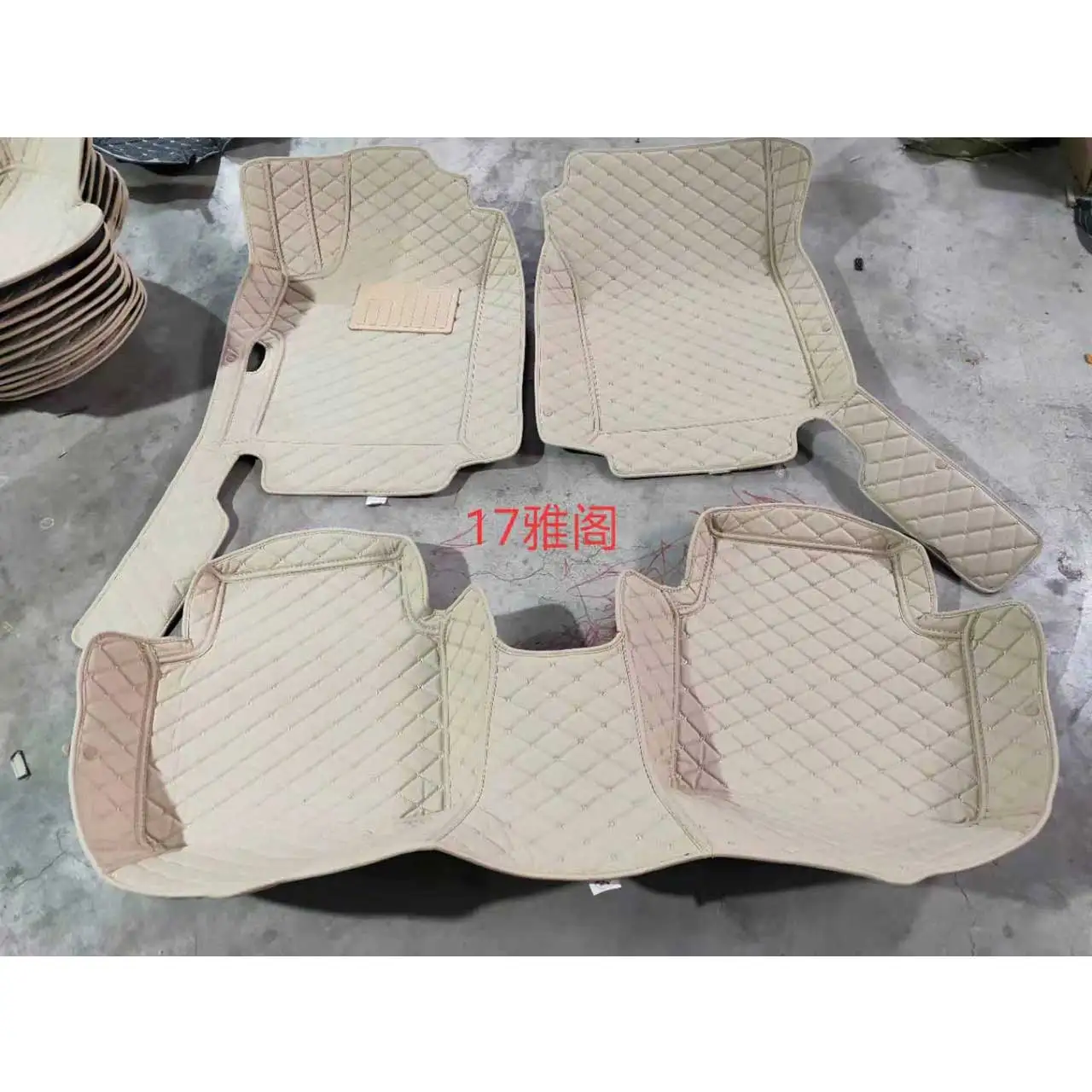Оптовая продажа с завода, полный комплект, 5d автомобильный коврик, напольный ковер, кожаные автомобильные коврики для honda ACCORD