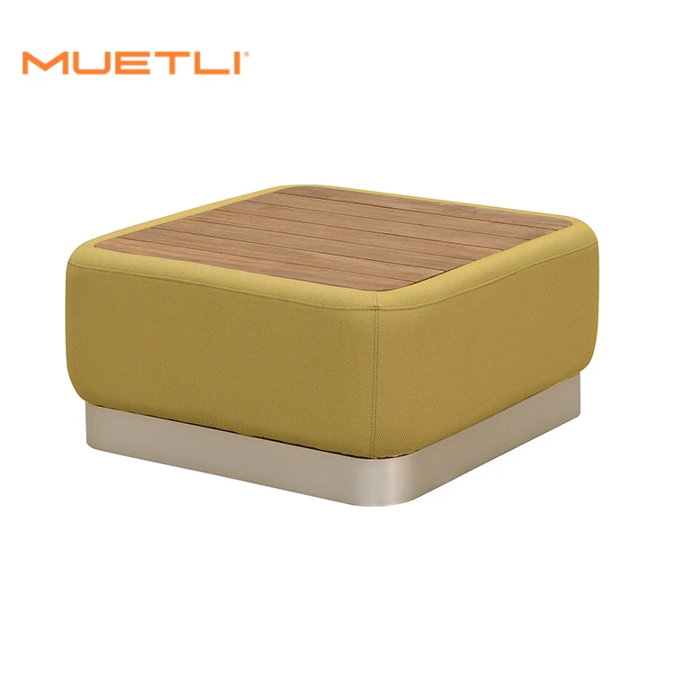 Modern Yellow Tulip Color Patio Outdoor Office Furniture Sectional Waiting Sofa