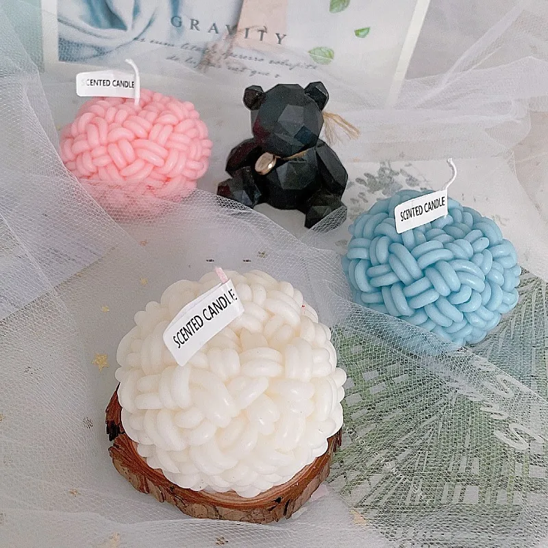 Cute creative bubble surface shape soy wax scented candle,home decoration Living room decoration scented candles