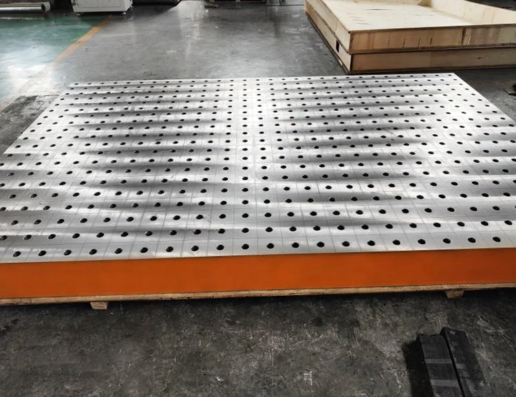 China cast steel/Q345 welding work platform 3D welding table D28 series & D16 with jigs set