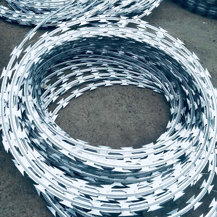 Оцинкованная поперечная колючая проволока
