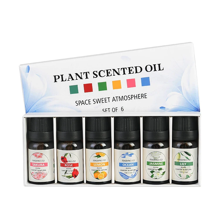 Aromatherapy essential oil set 6/10ml diffuser essential oil for Candles