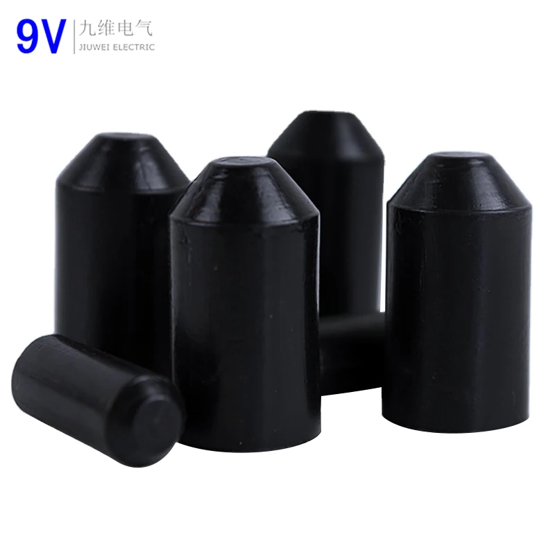 Terminal Vinyl Wire End Caps China Waterproof Black Plastic Heat Shrink End Cap for Cable