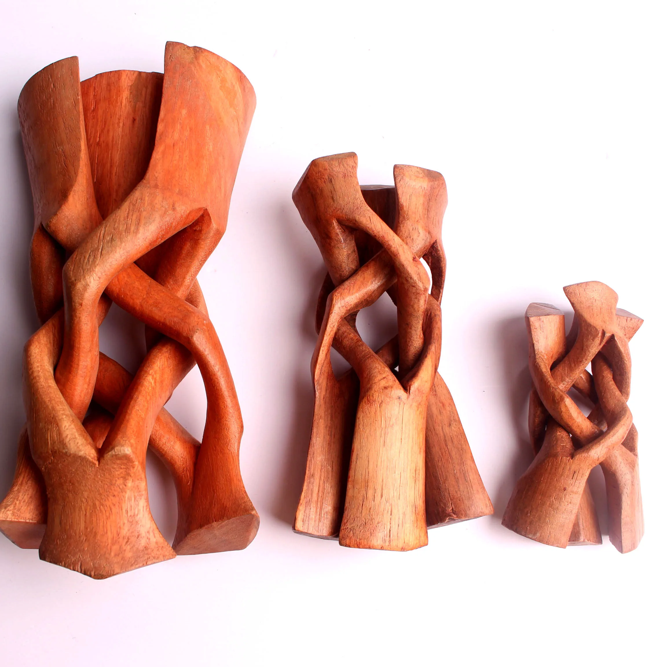 Gemstone Ball Solid Wood Base Carving Display Stand Sphere for Home Decoration