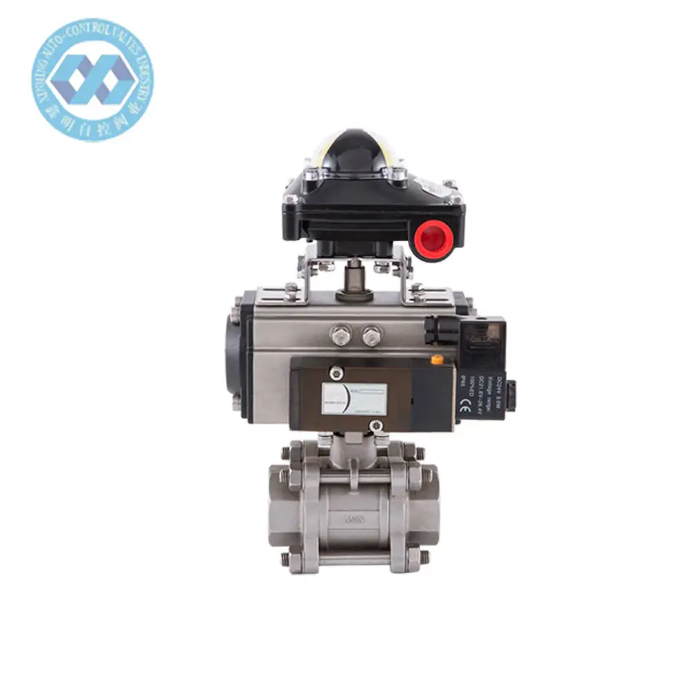 Explosive models with drive wuxi pneumatic sanitary tri-clamp ball valve